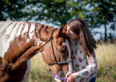 Girl and Horse